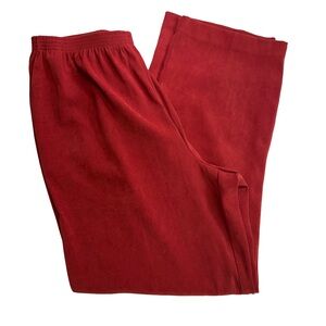Alfred Dunner Pull-on Elastic Waist Pants Burnt Orange Plus Size 18